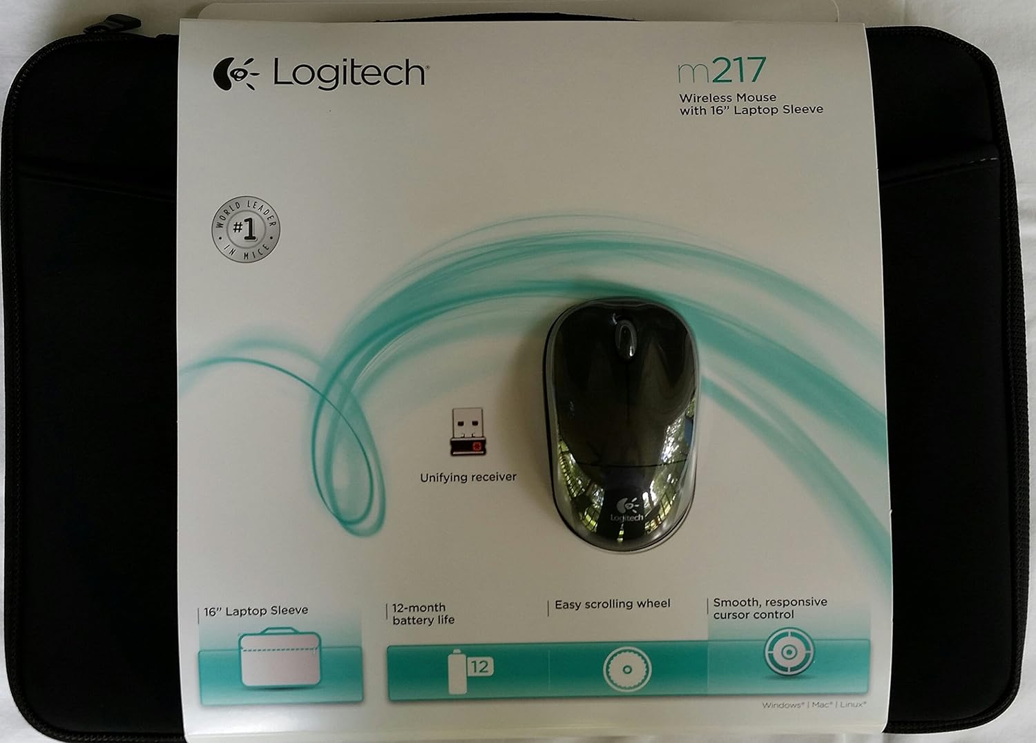 Logitech 910004806 M185 Wireless Laser Mouse with USB Nano Receiver