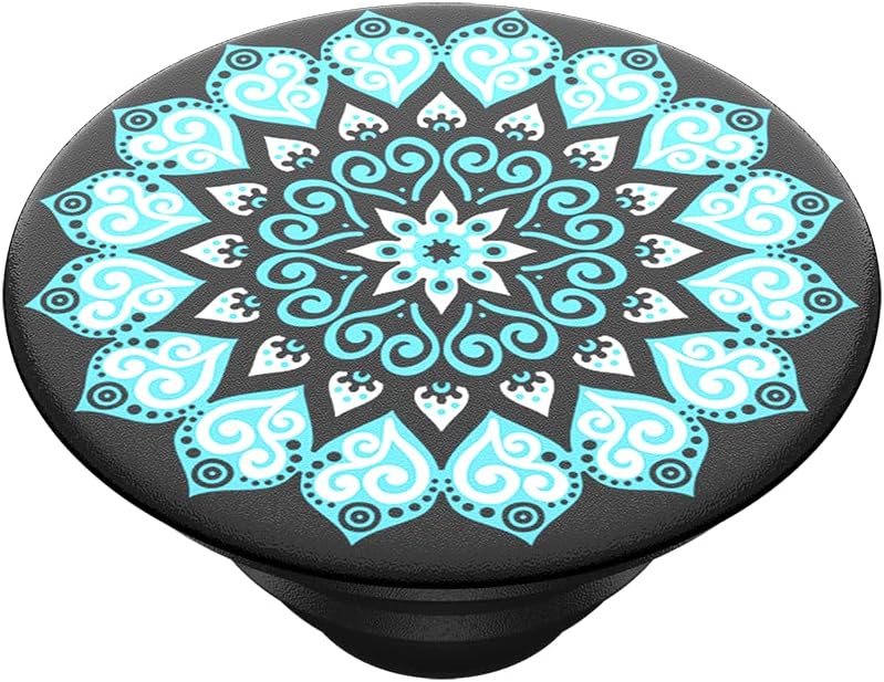 PopSockets Phone Grip with Expanding Kickstand, Mandala PopGrip - Peace Mandala Sky