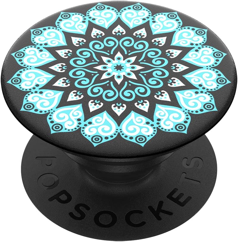 PopSockets Phone Grip with Expanding Kickstand, Mandala PopGrip - Peace Mandala Sky