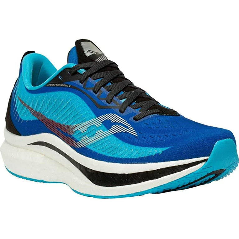 Saucony Men's Endorphin Speed 2 Running Shoe Royal Black, 12