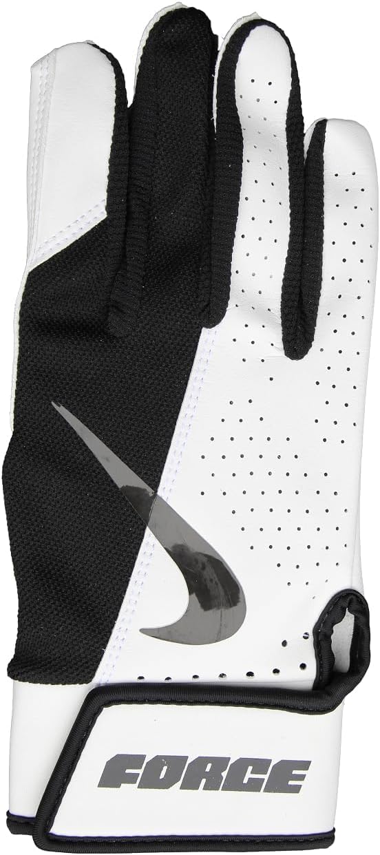 Nike Force Edge Men's Baseball Gloves - Black/White