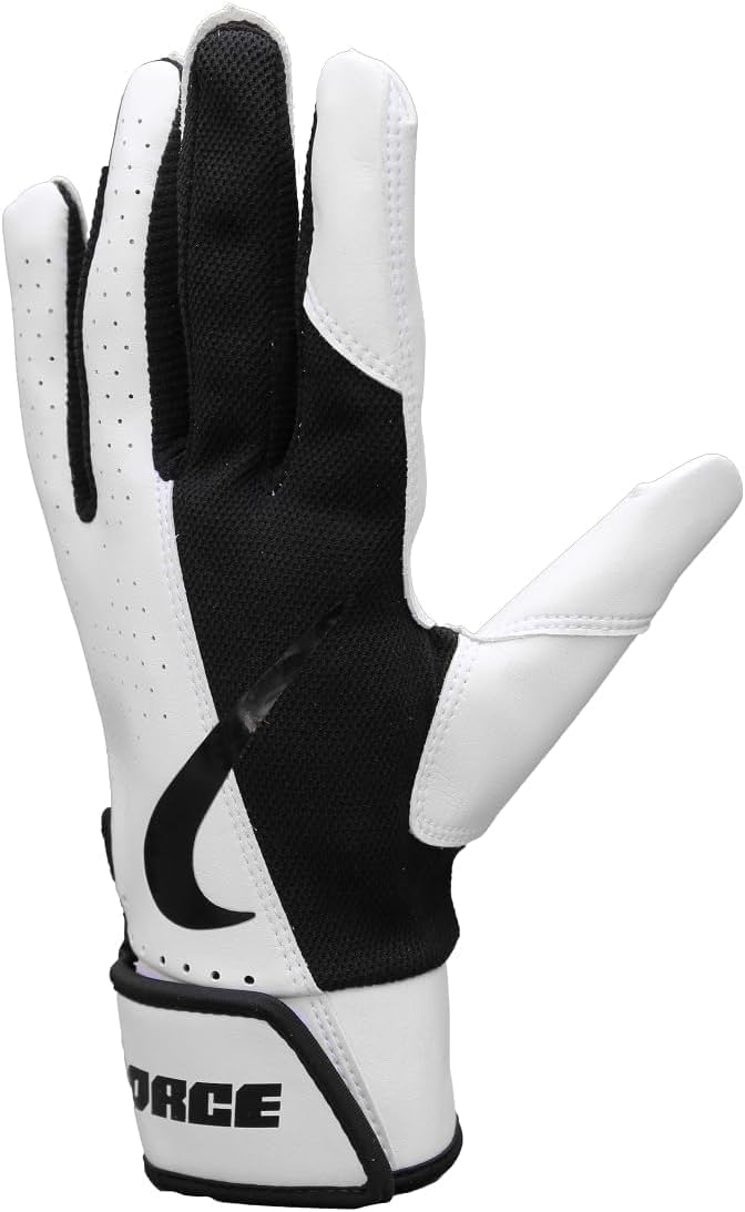 Nike Force Edge Men's Baseball Gloves - Black/White