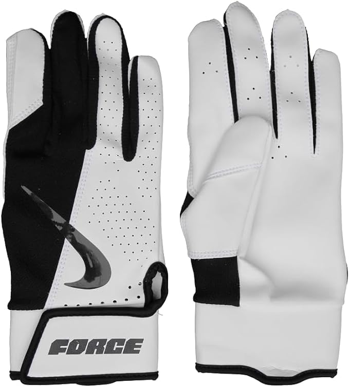 Nike Force Edge Men's Baseball Gloves - Black/White