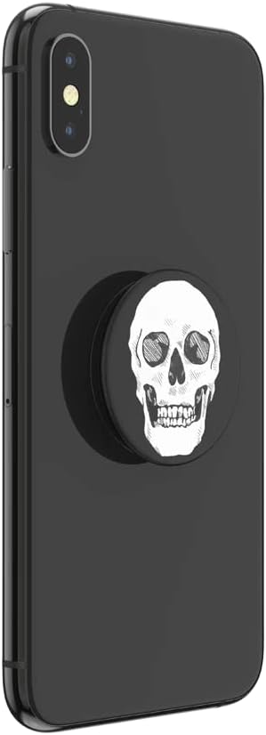 PopSockets Phone Grip with Expanding Kickstand, Skull PopGrip - Shaky Bones