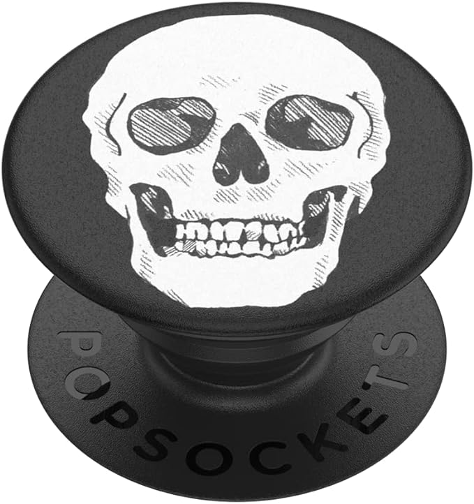 PopSockets Phone Grip with Expanding Kickstand, Skull PopGrip - Shaky Bones