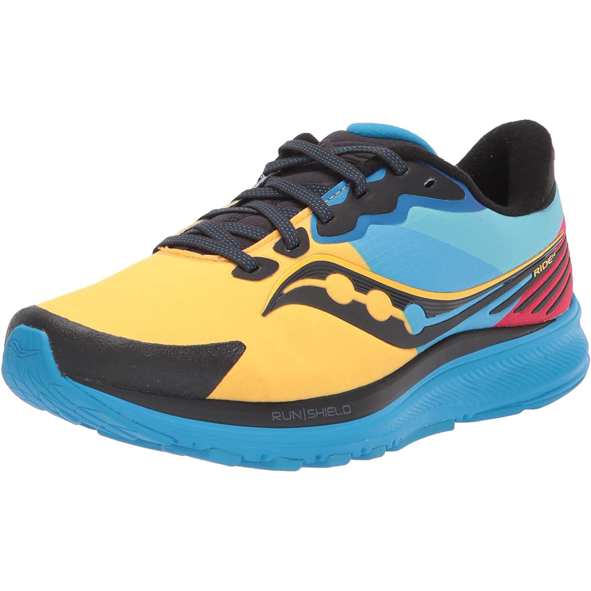 Saucony Womens Ride 14 Running Shoe 10.5 Solar Chill