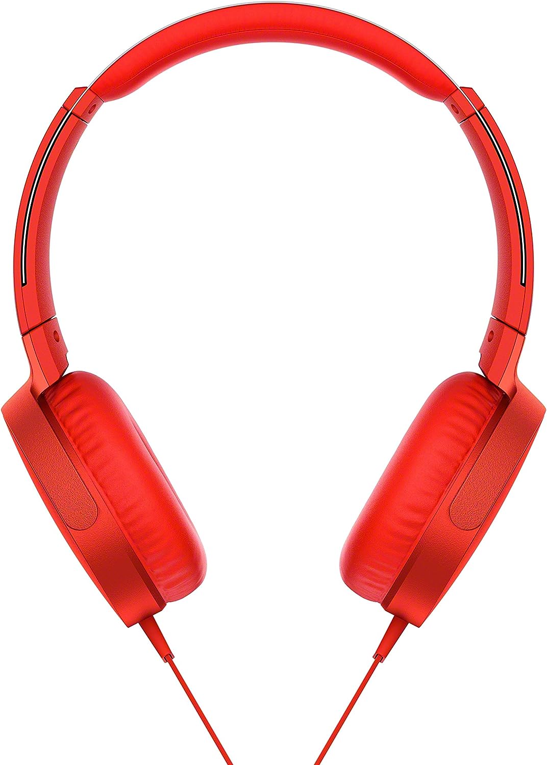 Sony XB550AP Extra Bass On-Ear Headset/Headphones with mic for phone call, Red