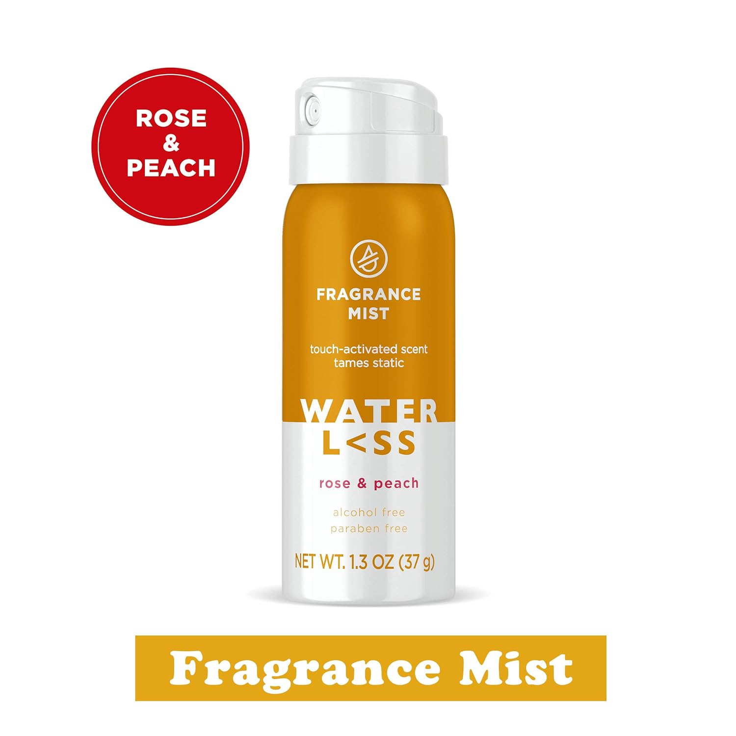 Waterless Fragrance Mist Rose & Peach 1.3 Oz. | Sulfate-Free | For All Hair Types