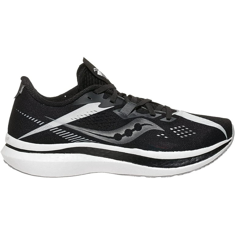 Saucony Mens Endorphin Pro 2 Running Shoe 12 Black/White