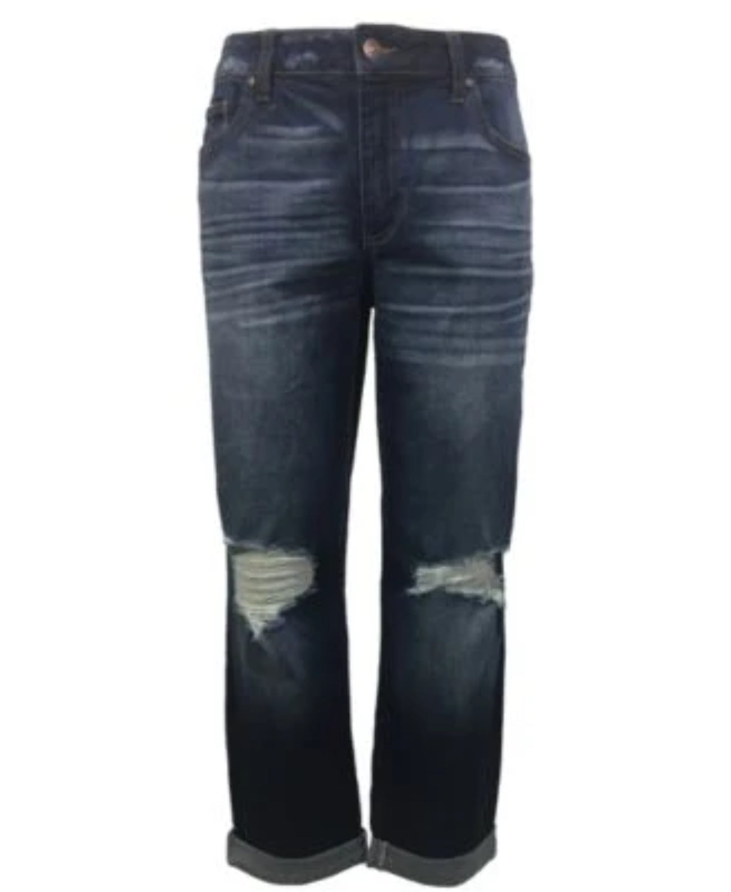 Rewash Juniors' Ripped Boyfriend Jeans 1