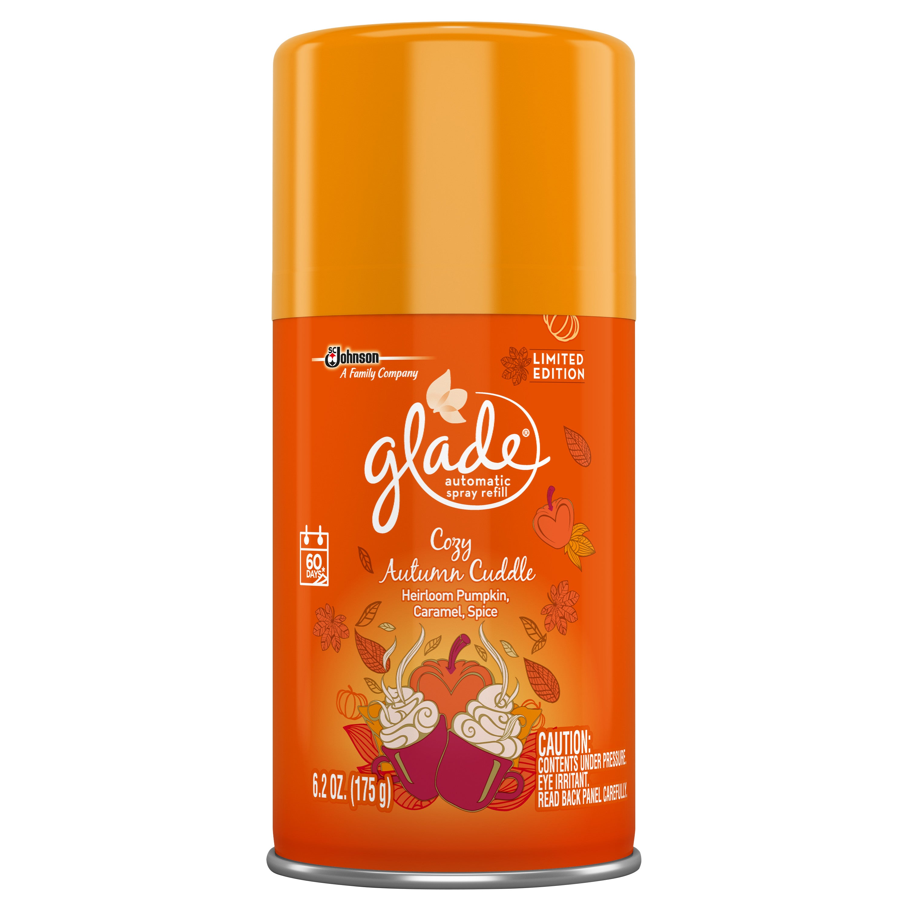 Glade Automatic Spray Air Freshener Refill, Cozy Autumn Cuddle, 6.2 oz