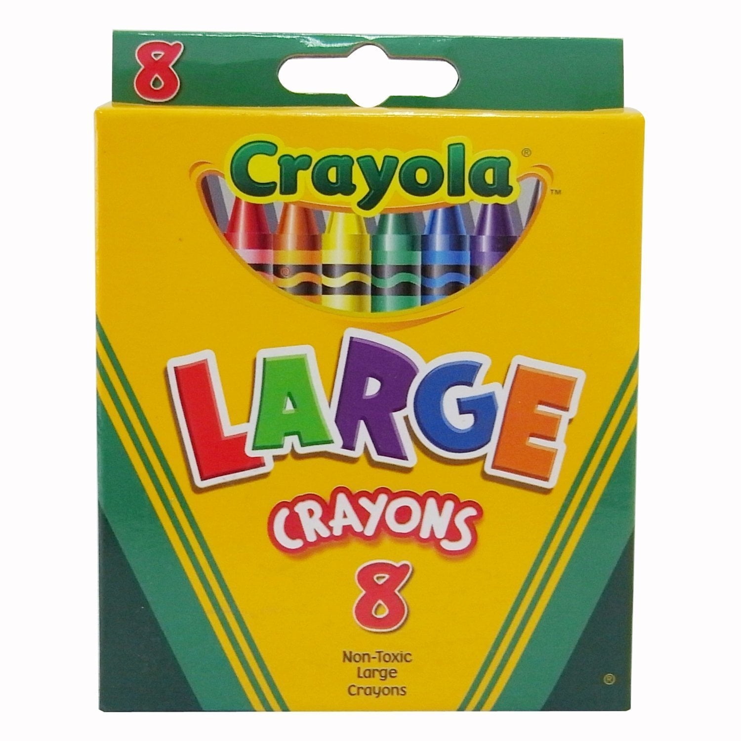 Crayola Large Crayons Tuck Box - 8 Count - 2 Packs