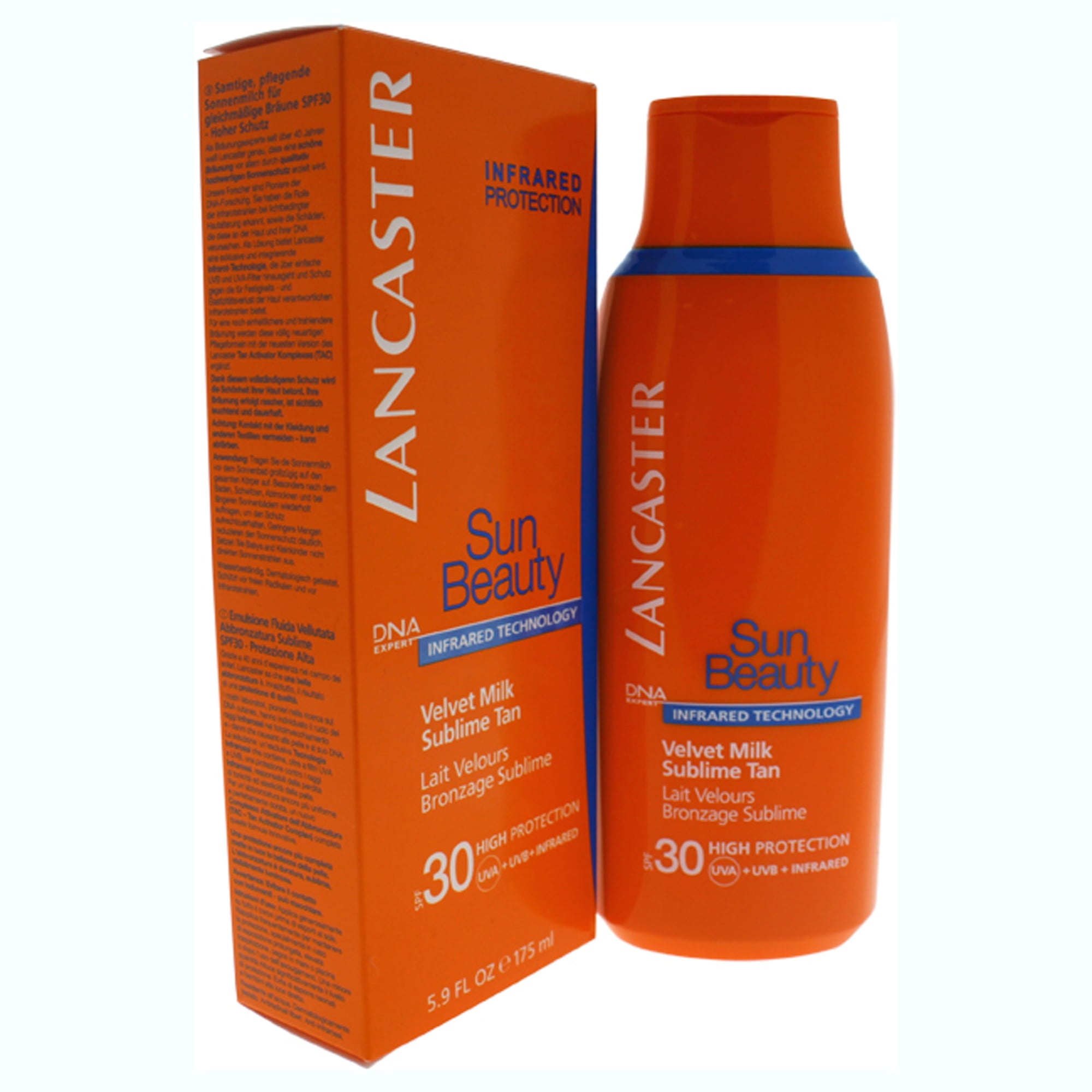 Lancaster Sun Beauty Velvet Milk Sublime Tan SPF30, 5.9 Oz