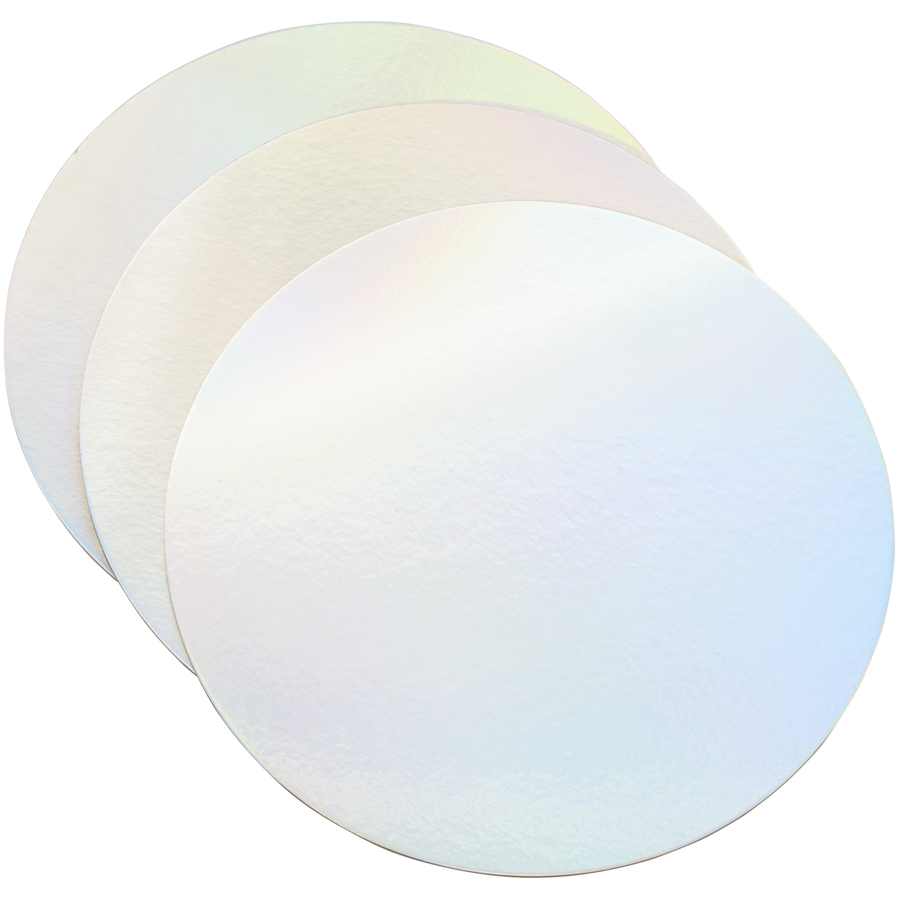 Wilton 12-Inch Iridescent Round Cake Boards, 3-Count