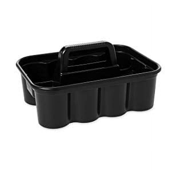 Rubbermaid Commercial Products FG315488BLA Deluxe Carry Cleaning Caddy, Black