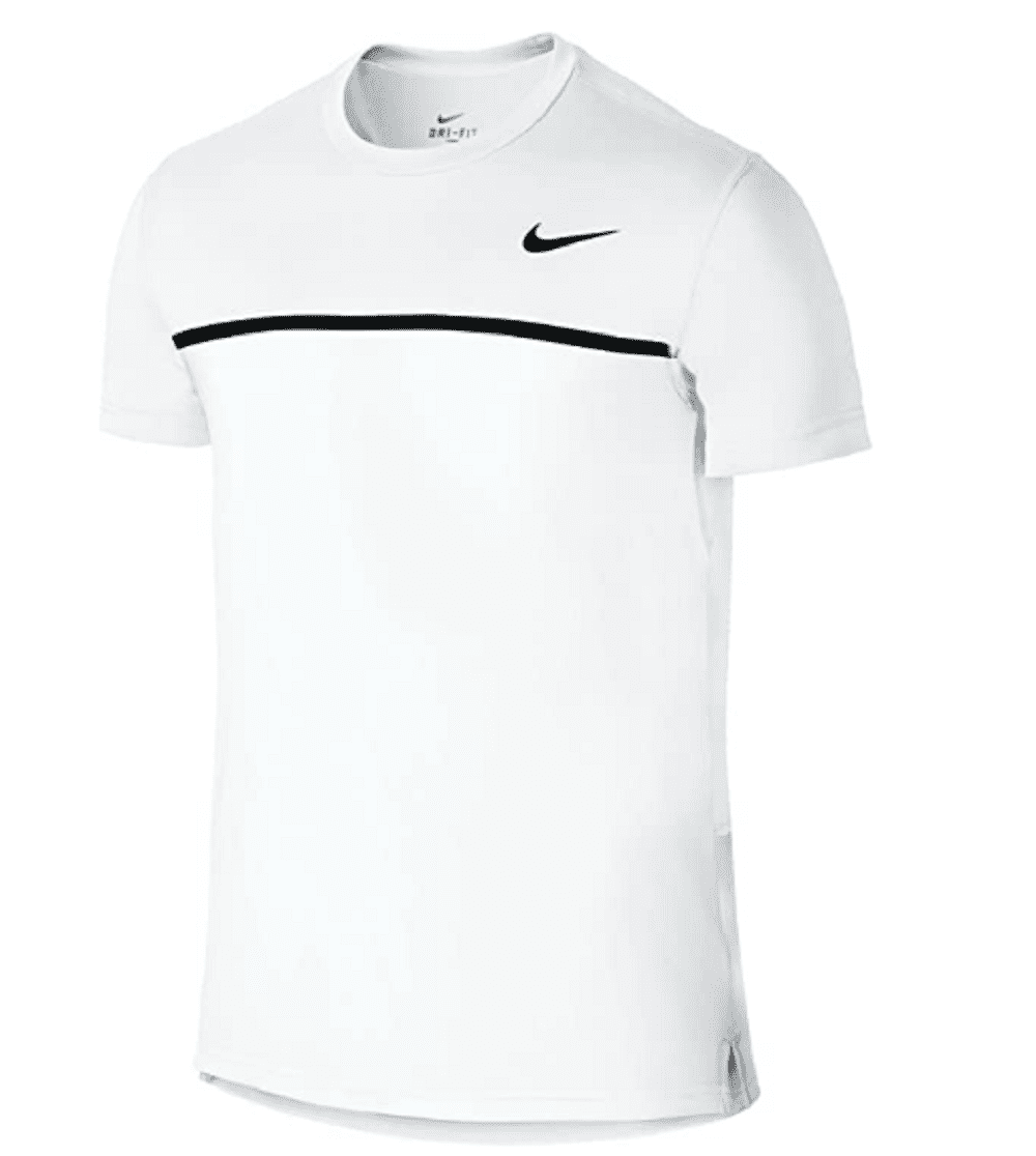 Nike Men's Challenger Crew, White Black, MD