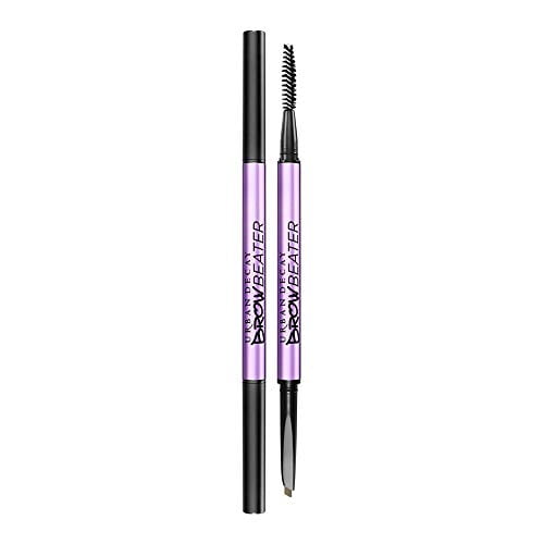 Urban Decay Brow Beater, Taupe Trap - Microfine Brow Pencil & Brush - Long-Lasting, Waterproof - Precise, Teardrop Tip for Smooth, Even Application