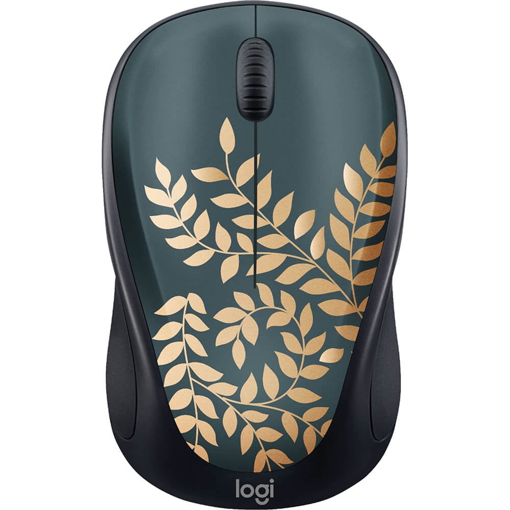 Logitech Design Collection Wireless Mouse, Golden Garden