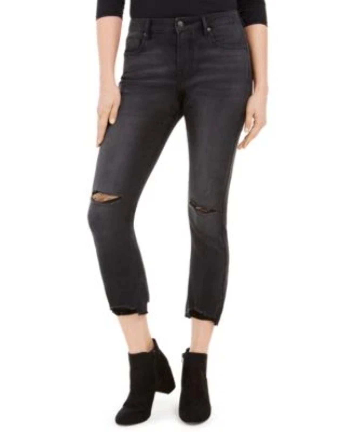 Vigoss Jeans Ripped Cropped Jeans 31