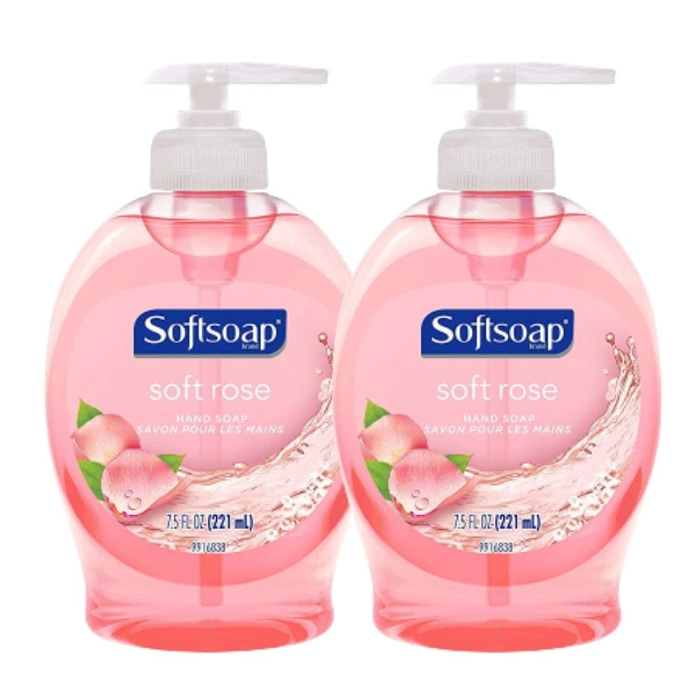 Fragrant Liquid Hand Soap - Moisturizing Soap for any Skin Type | Dermatologist Tested Soft Rose Hand Soap for Bathroom & Kitchen for Daily Hand Wash |Pump Bottle, 7.5 Fl OZ Per Pack, Pack of 2