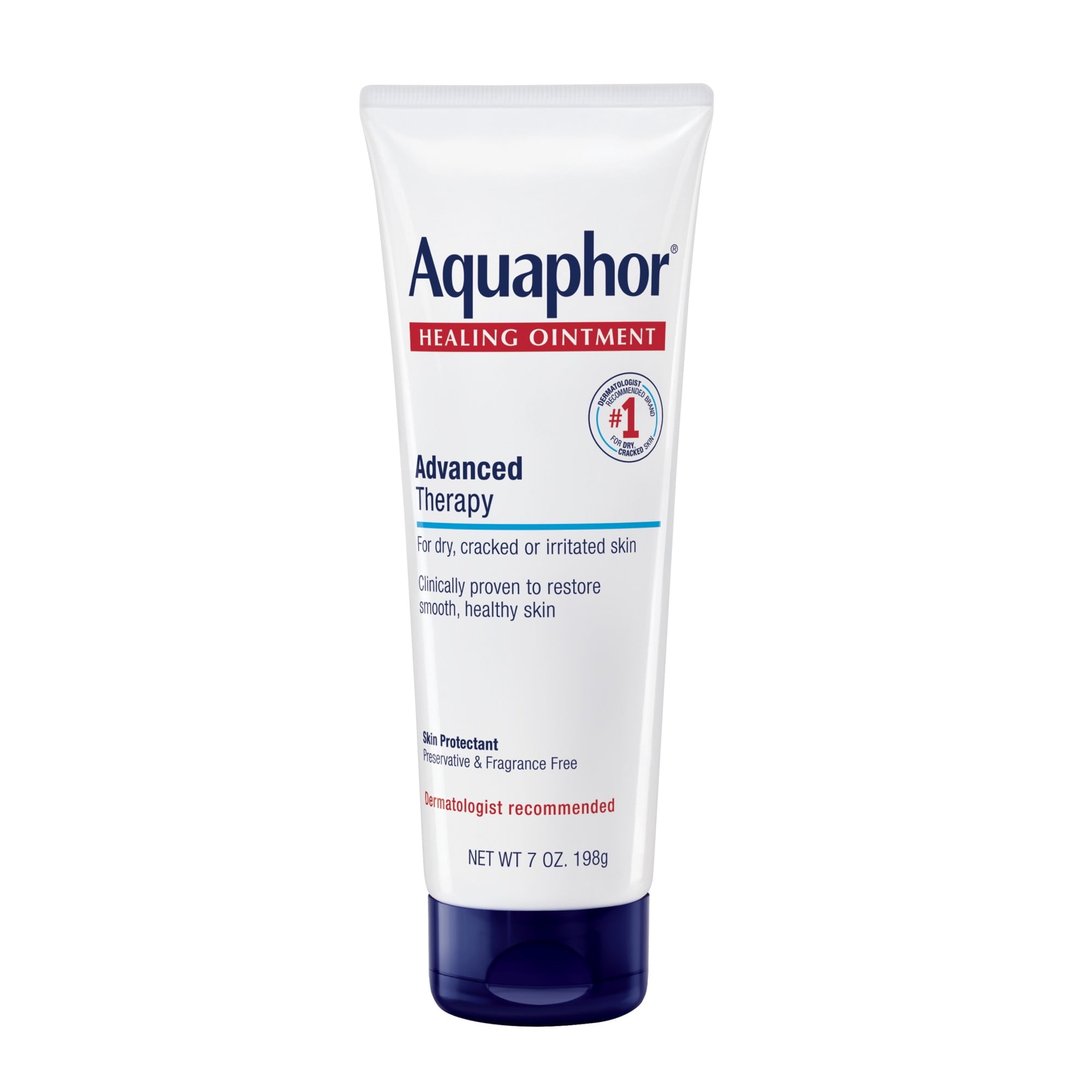 Aquaphor Healing Ointment Advanced Therapy Skin Protectant, 7 Oz Tube