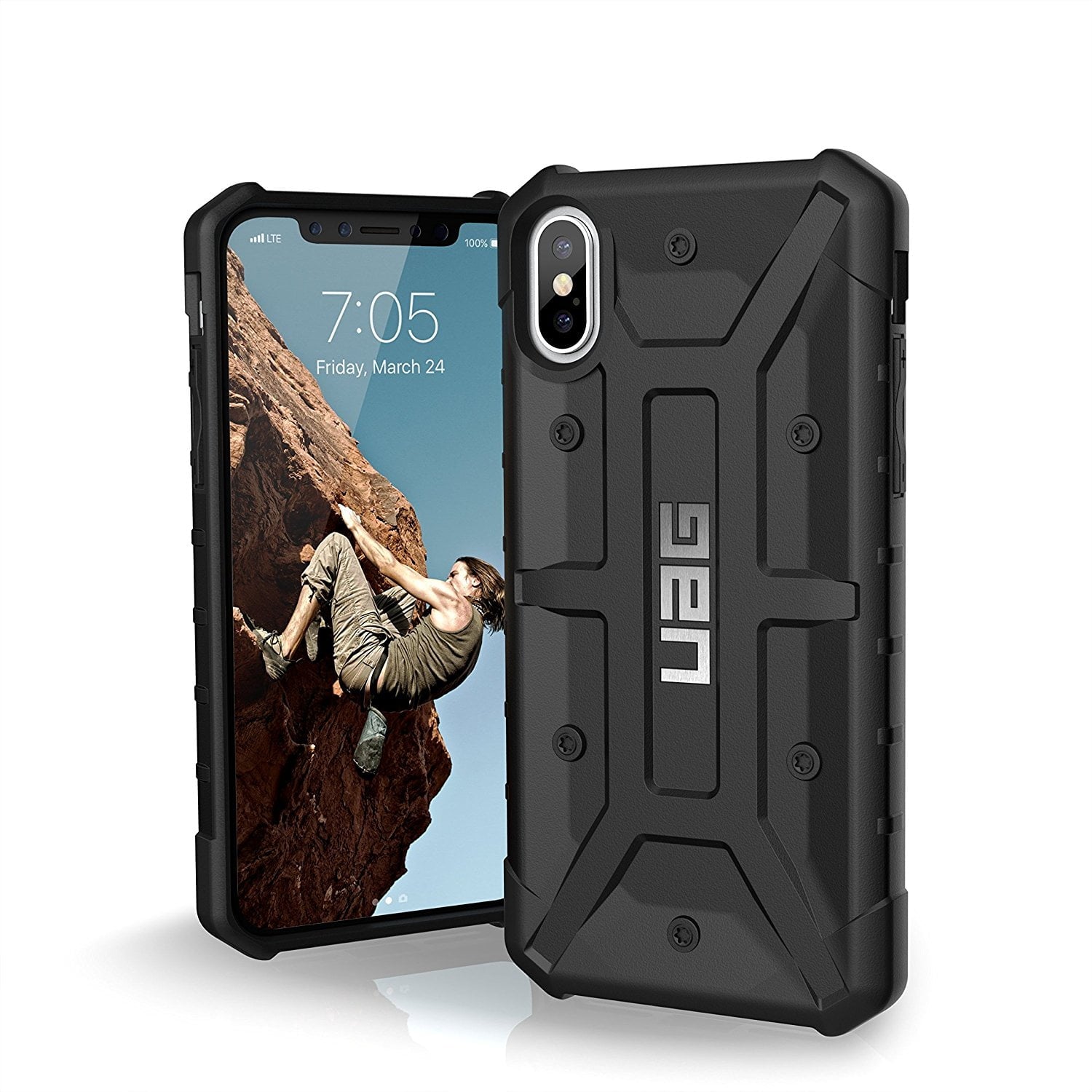 UAG iPhone Xs / X [5.8-inch screen] Pathfinder Feather-Light Rugged [Black] Case