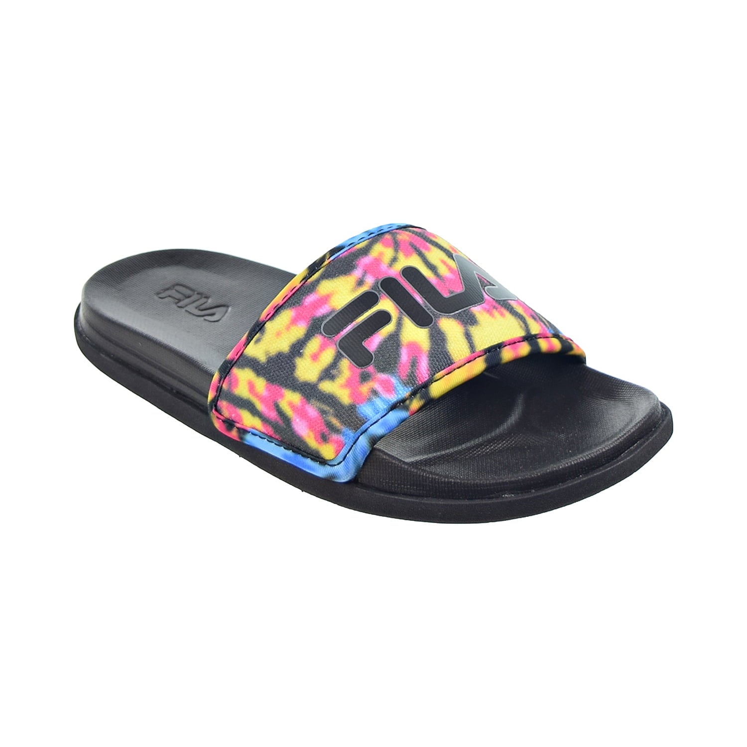 Fila Drifter Lux Tie Dye Women's Slide Sandals Black-Multi 5sm01539-990