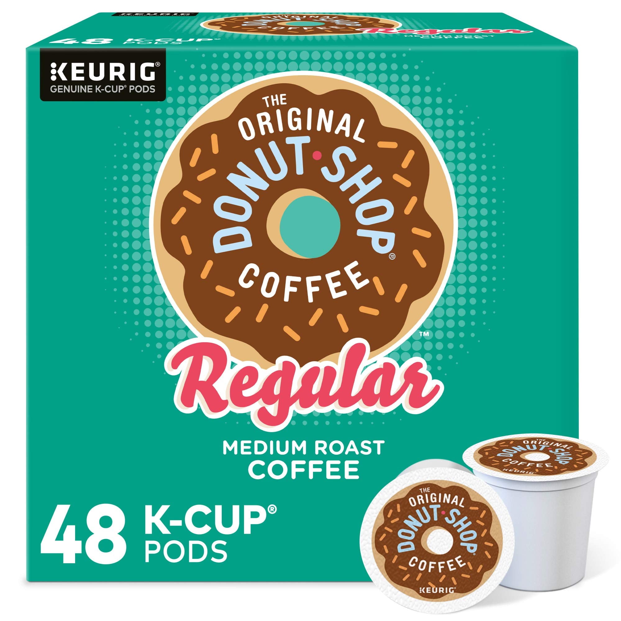 The Original Donut Shop Regular Coffee Value Pack Keurig K-Cup Pods 48-Count