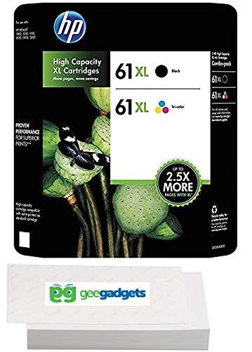 61xl high yield black/tri-color, combo geegadgets bundle