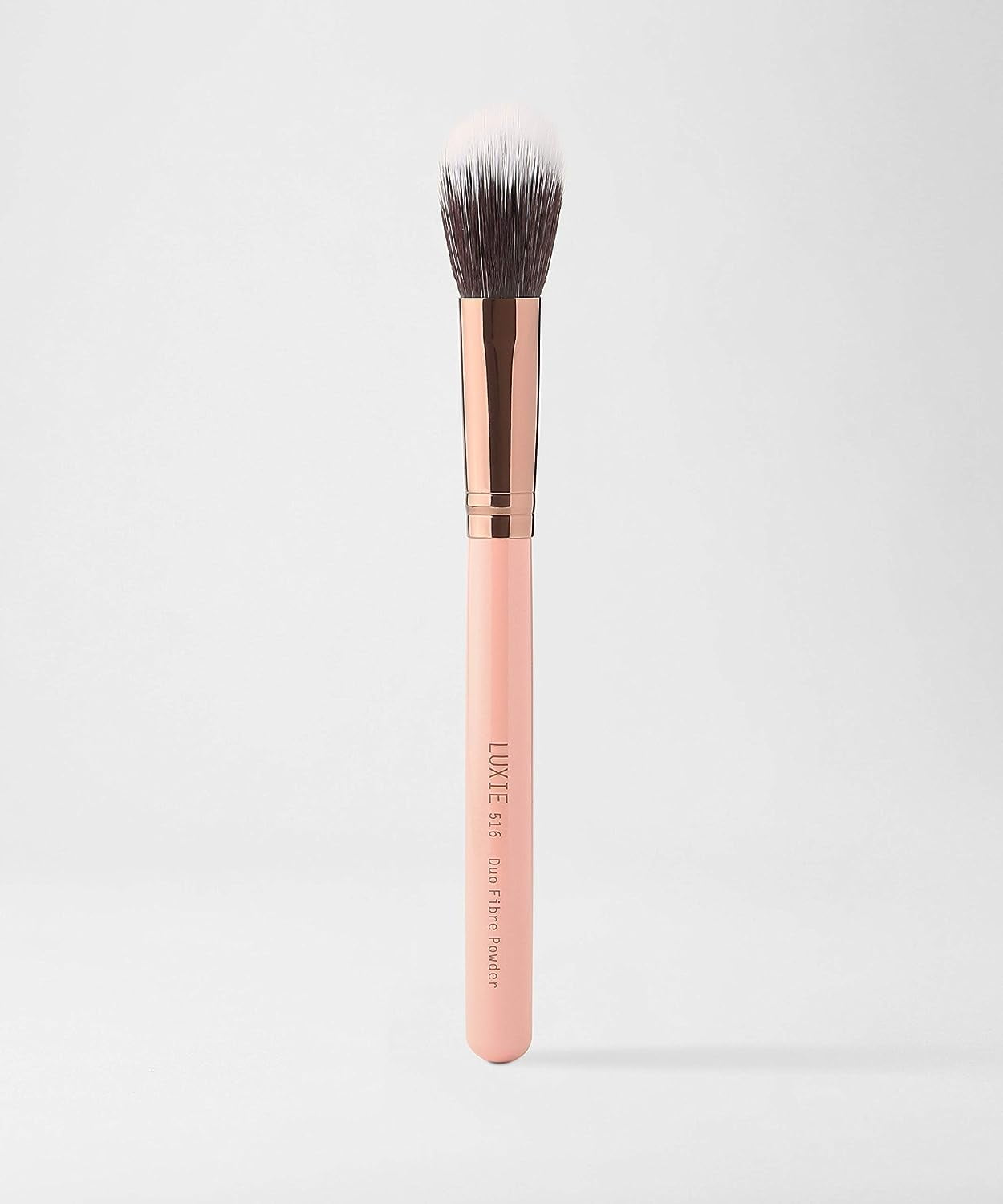 LUXIE Duo Fibre Powder Brush, Rose Gold, #516