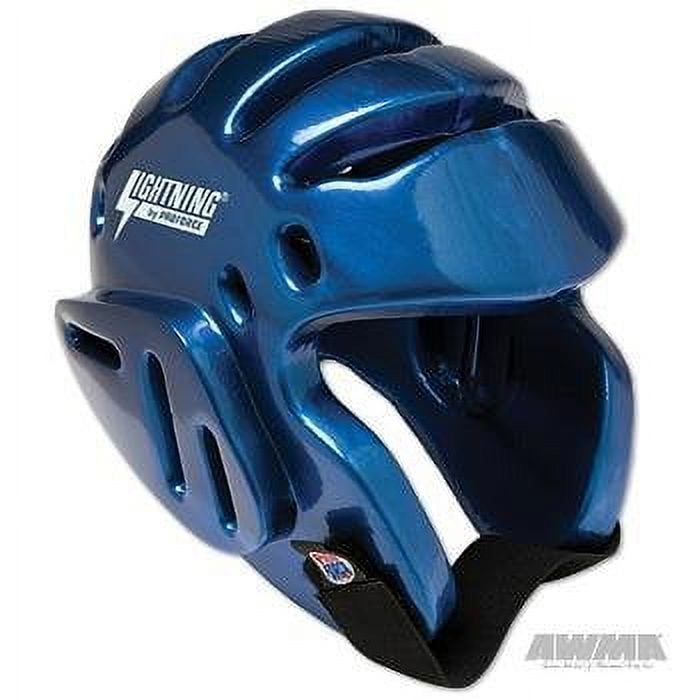 ProForce Lightning Sparring Headgear - Blue - Medium