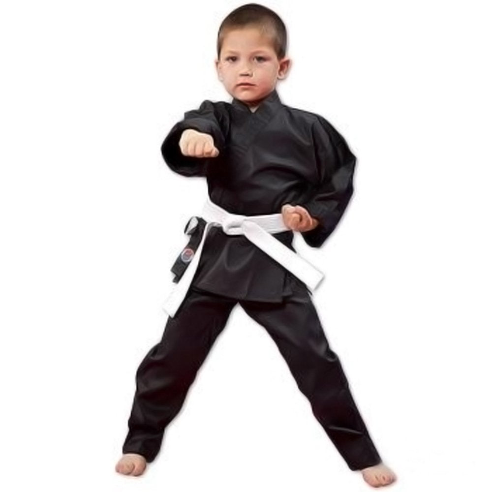 ProForce 6oz Student Karate Gi / Uniform - Black - Size 0000