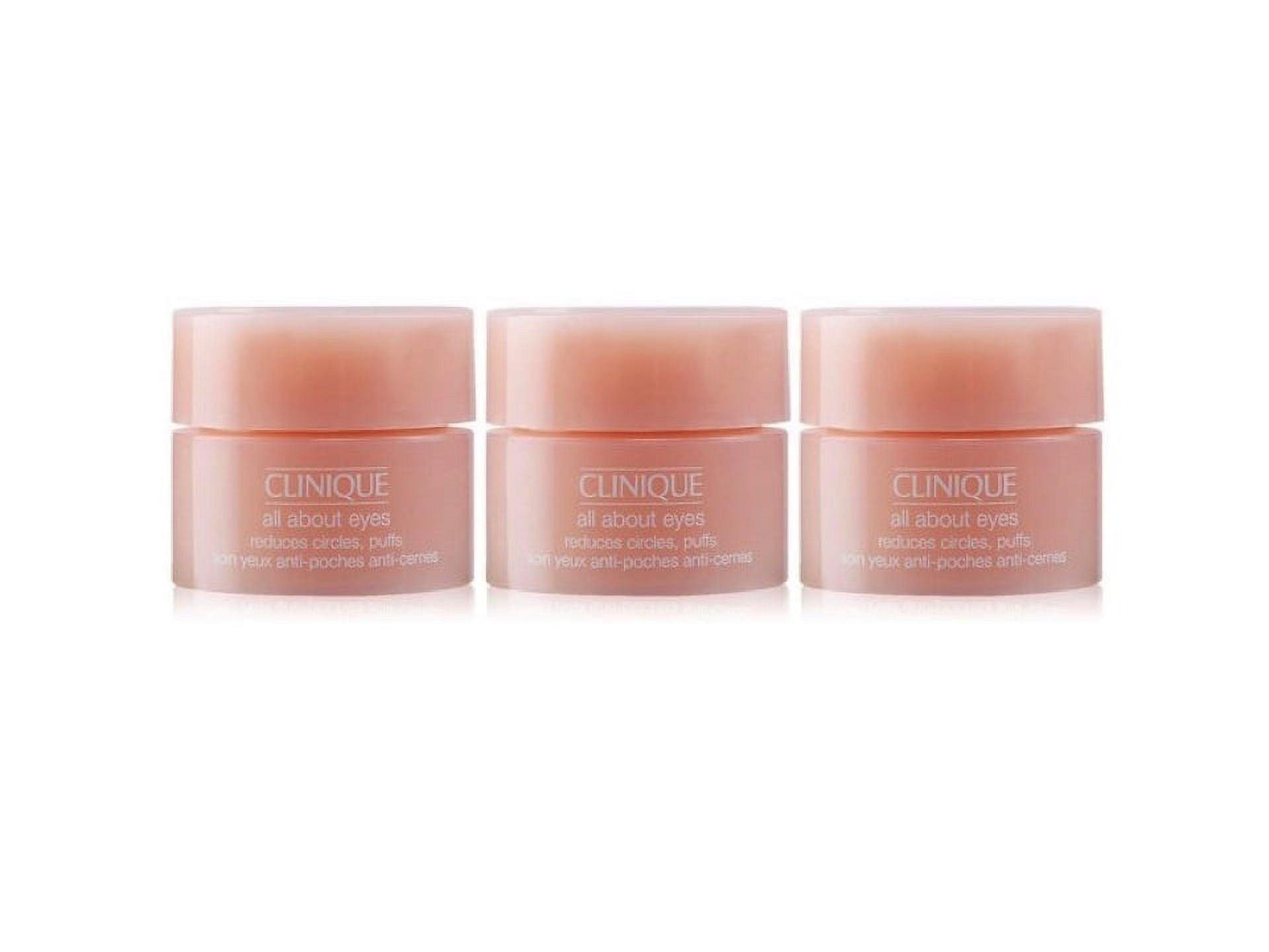 3-Pack Clinique All About Eyes Cream, 0.17oz/5ml x 3 = 0.5 oz / 15ml