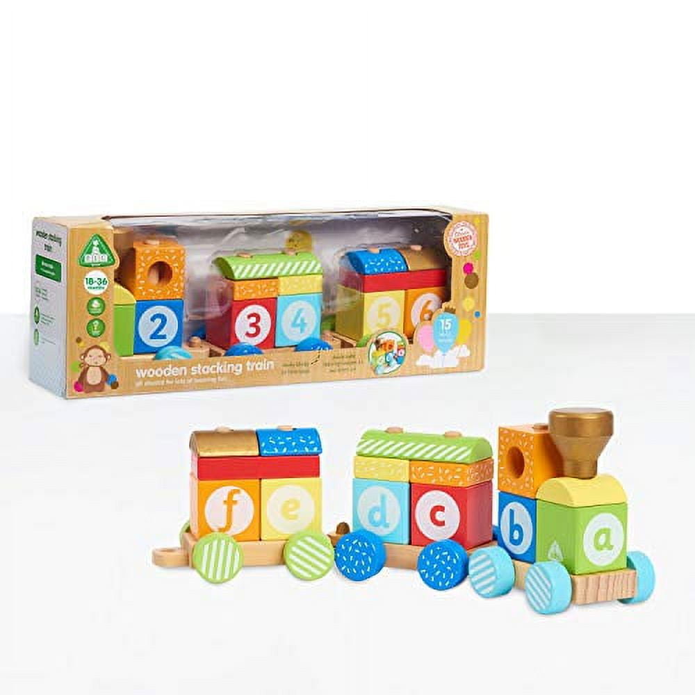 Early Learning Centre Wooden Stacking Train, Exclusive