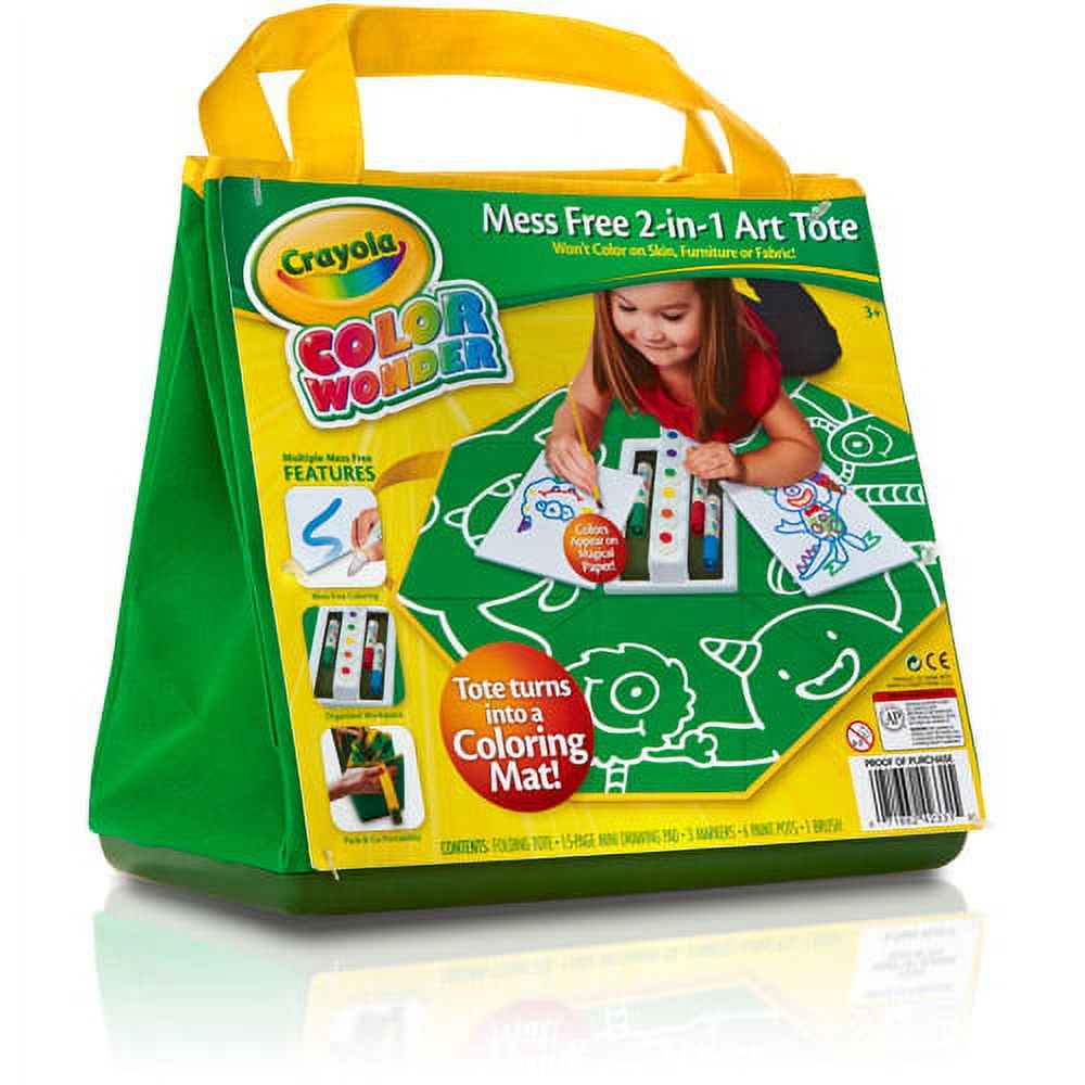 Color Wonder 2-In-1 Art Tote