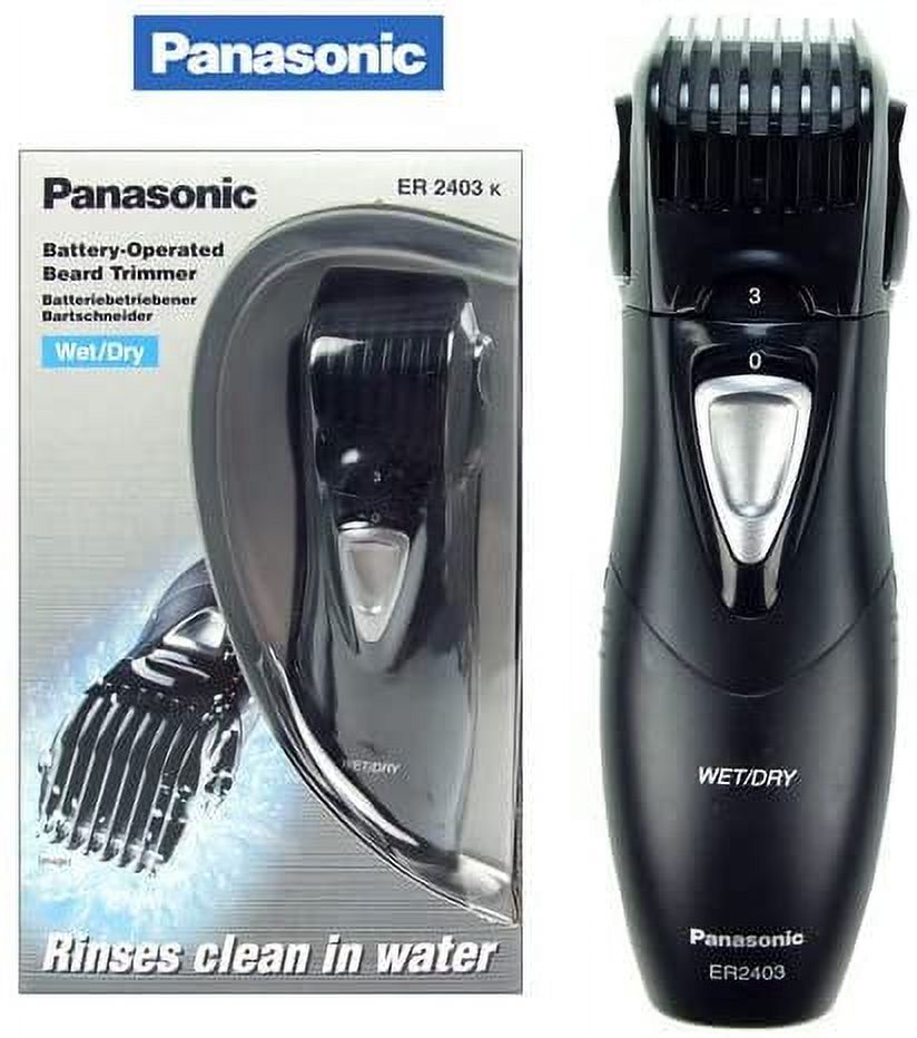 Panasonic Er2403 Er2-40 Wet & Dry Battery Powered Beard Stubble Trimmer Shaver