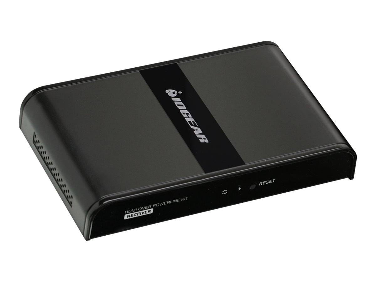 IOGEAR GPLHDRX HDMI Over Powerline Pro Receiver - Video/audio extender - receiver - HDMI - over powerline - up to 984 ft