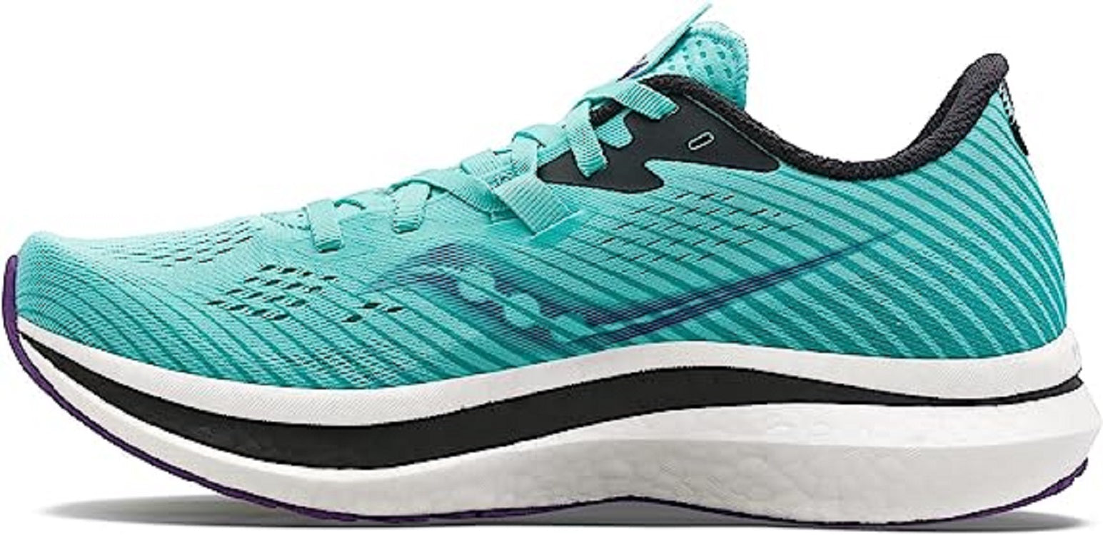 Saucony Women's Endorphin Pro 2 Running Shoe, Cool Mint/Acid, 6.5