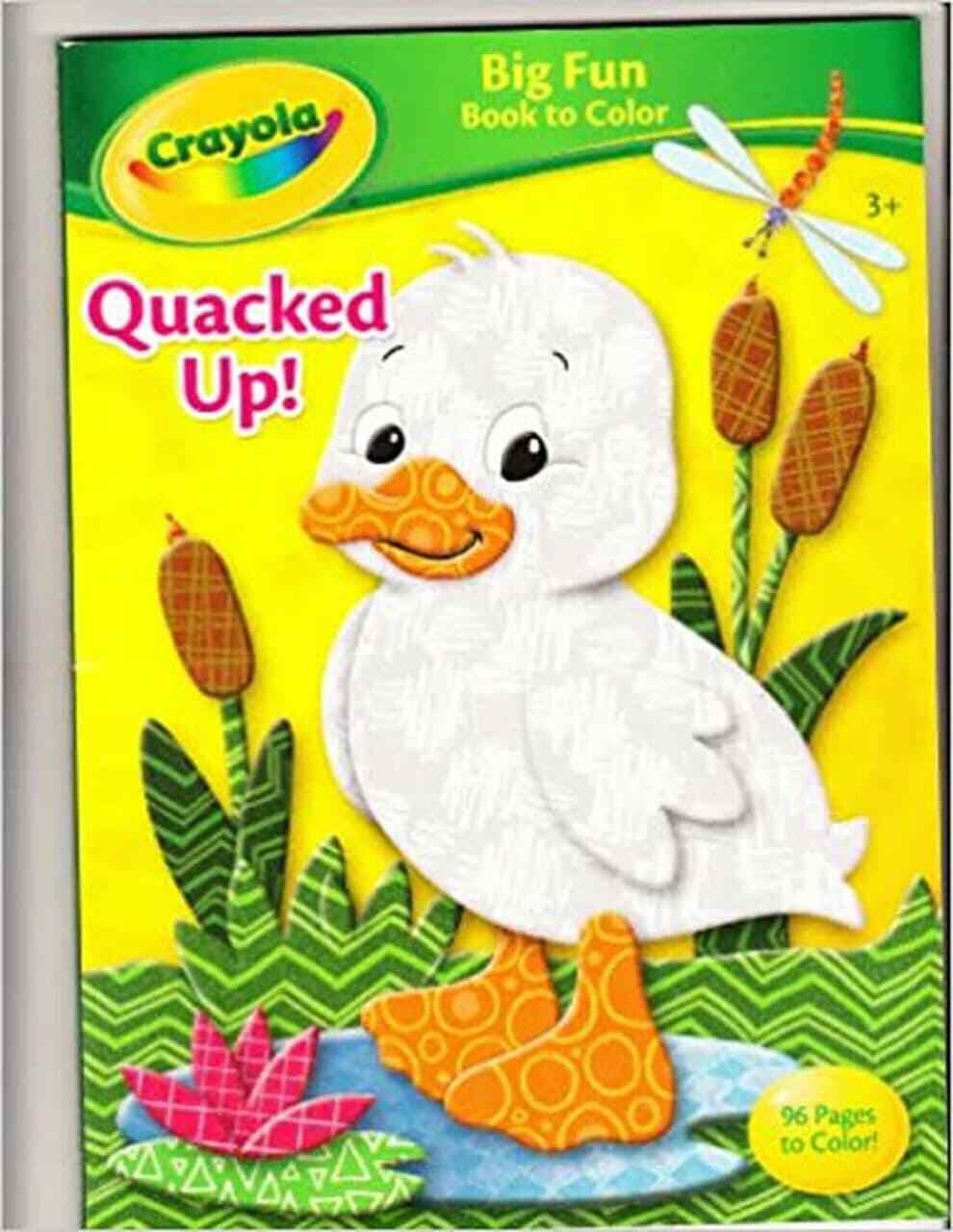 Crayola Quacked Up Big Fun Book To Color - 3 pack