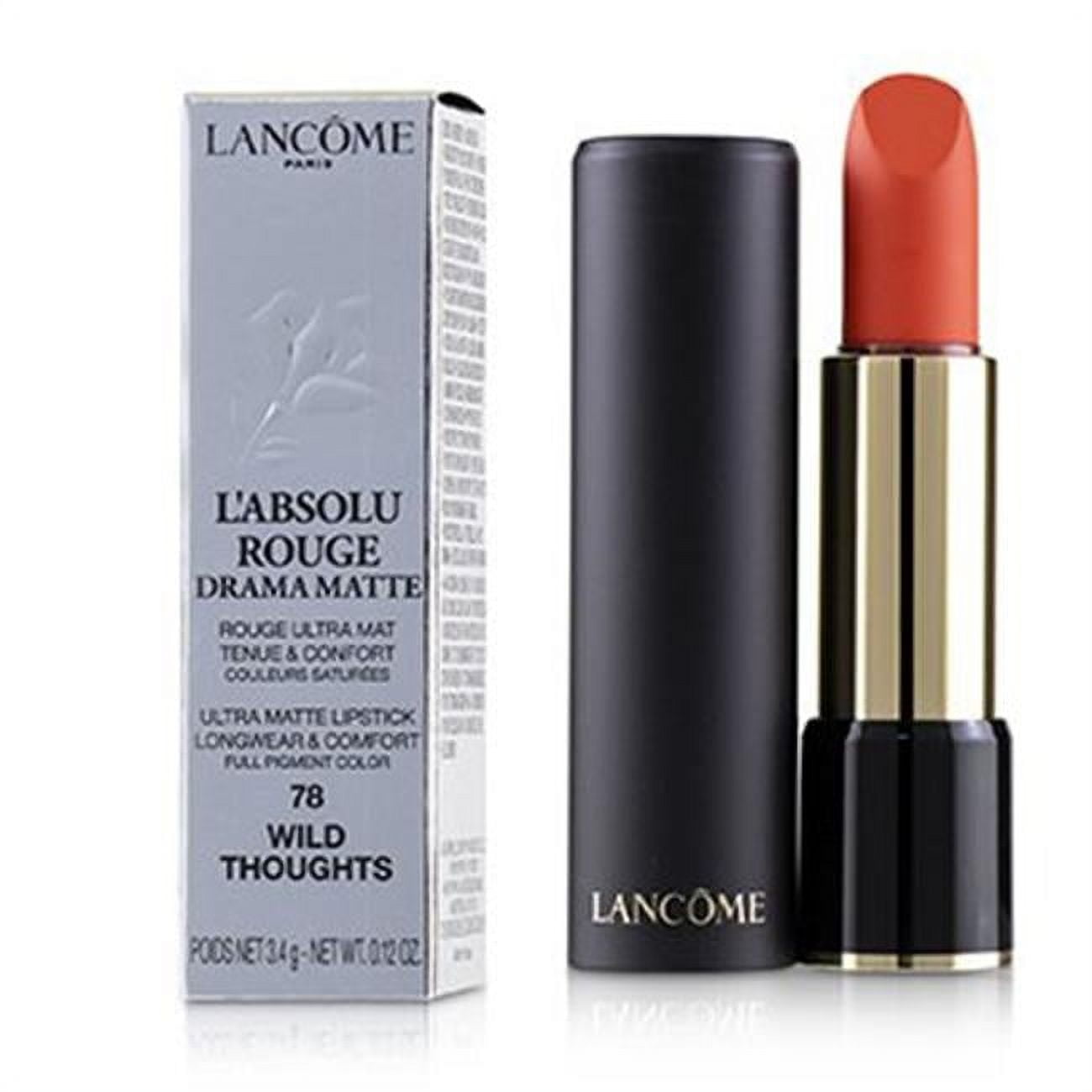 Lancome LAbsolu Rouge Drama Matte Lipstick - 78 Wild Thoughts, 0.12 oz Lipstick