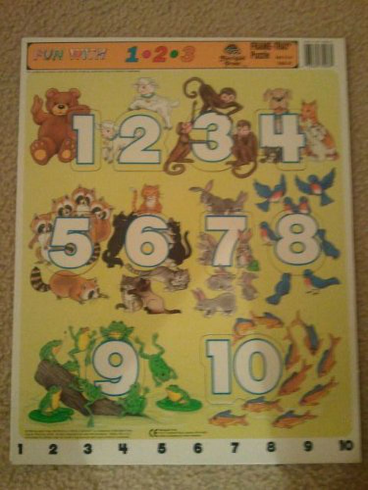 Preschool Numbers Frame-Tray Puzzle