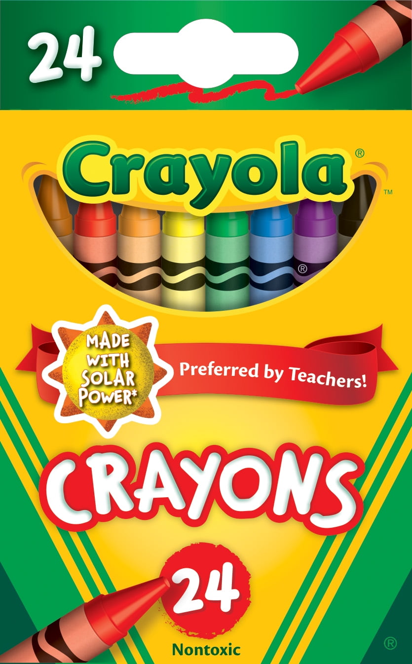 Crayola Crayons, 24 Count, Back to School Supplies, Classroom Supplies, Assorted Classic Colors, Gifts