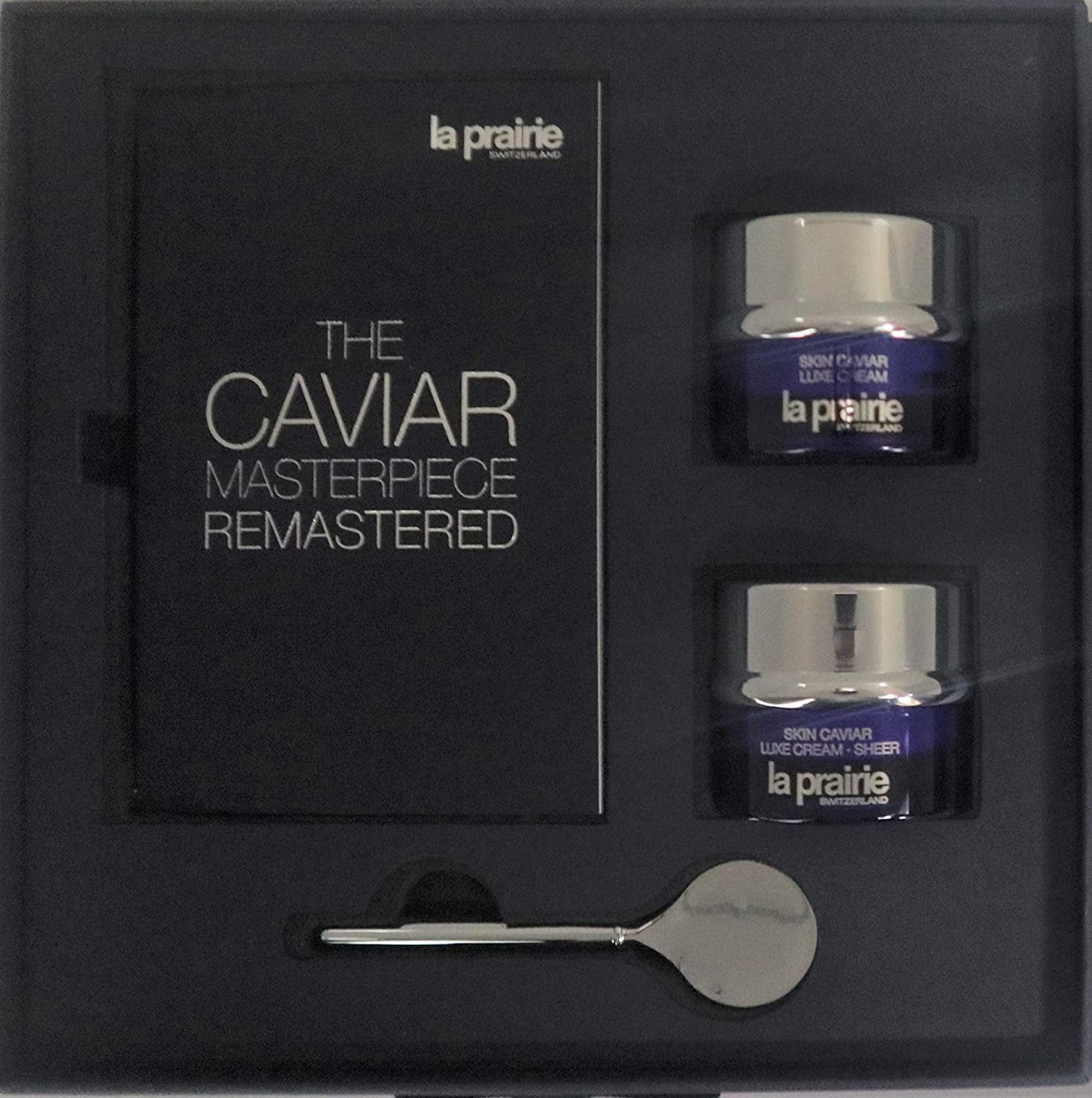 LA PRAIRIE CAVIAR SKIN LUXE CREAM & LUXE CREAM SHEER 3 PC SET SP EDITION