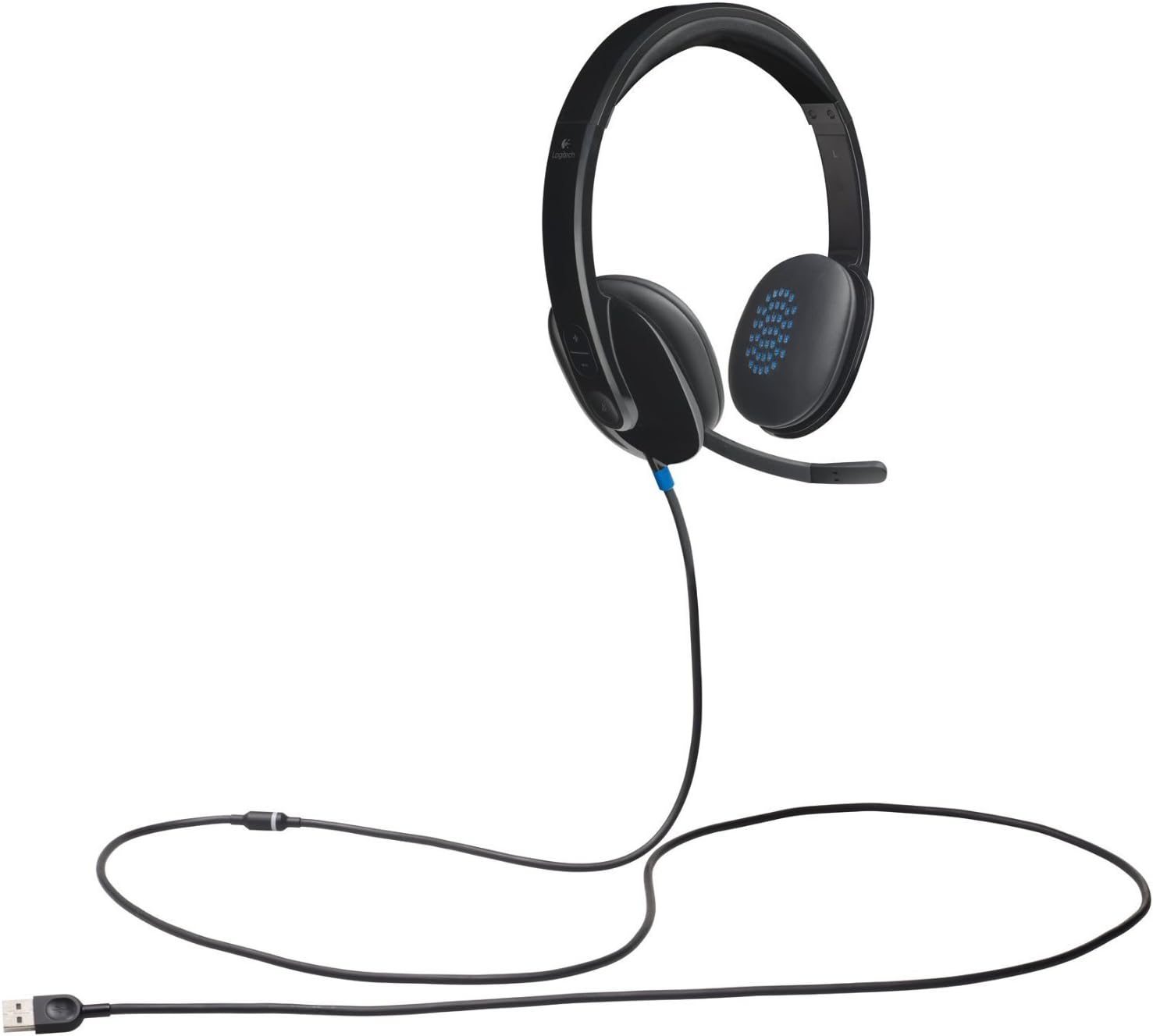 Logitech H540 981-000510 USB Headset (Renewed)