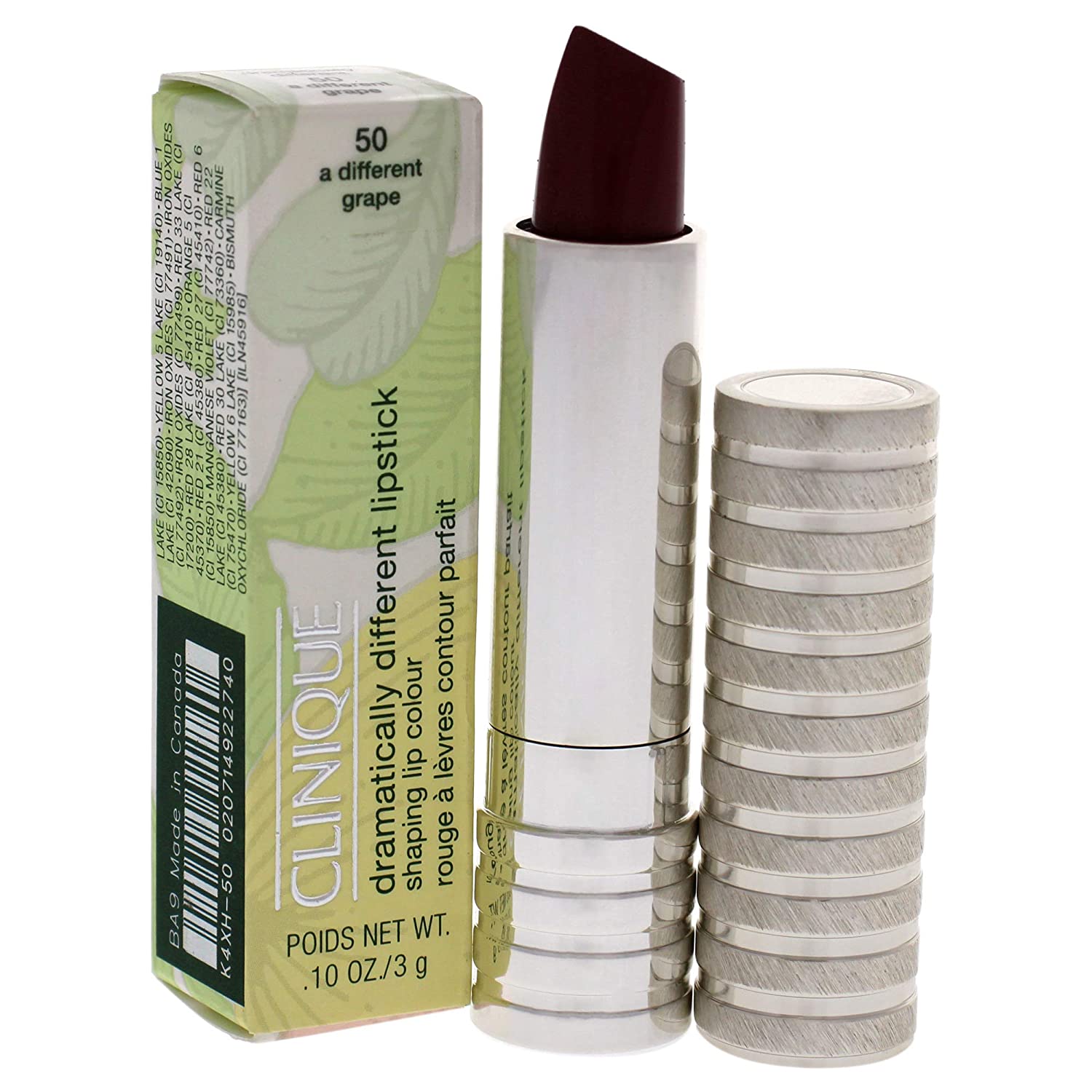 Clinique Dramatically Different Shaping Lip Colour - 50 A Different Grape Women Lipstick 0.10 oz 50 A Different Grape 1 Count (Pack of 1)